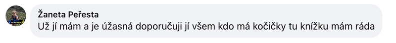 Facebookový komentár čitateľky Mačacej biblie
