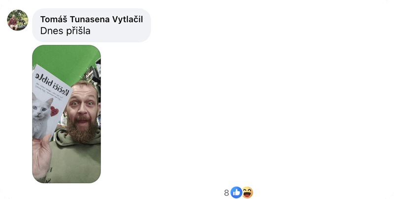 Facebookový komentár čitateľa Mačacej biblie